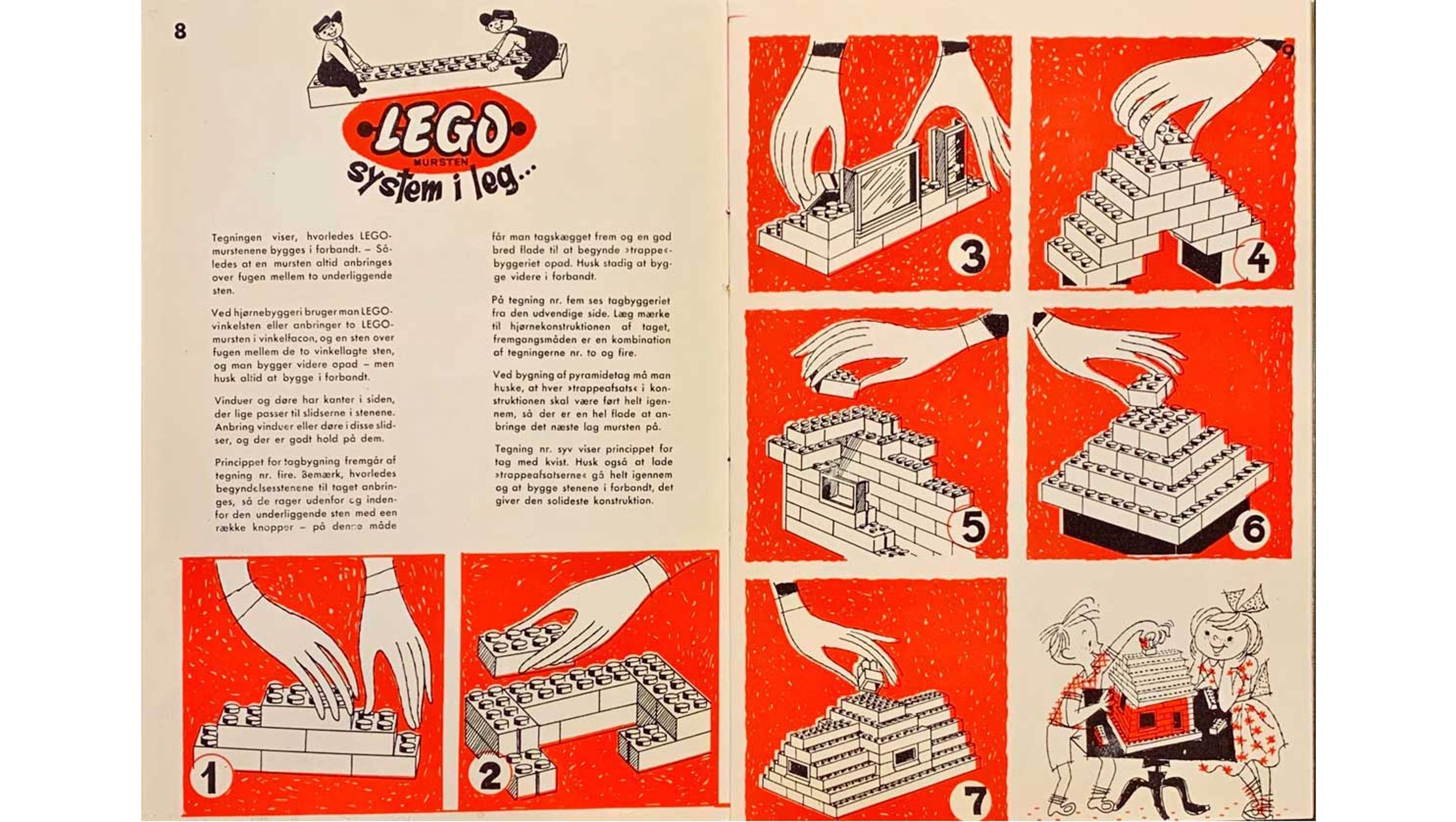 Spread from LEGO Idea book