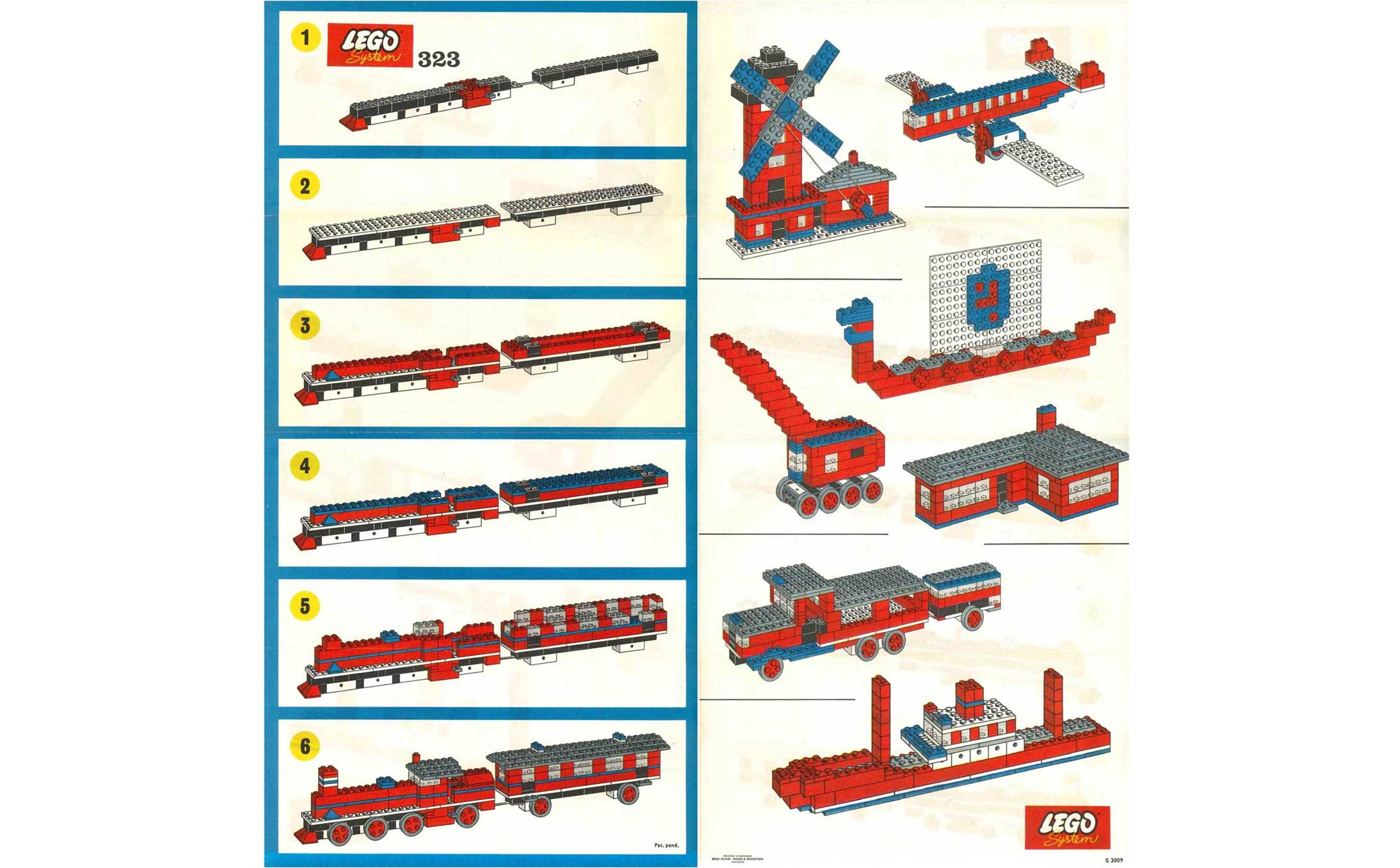 LEGO building instruction from 1964