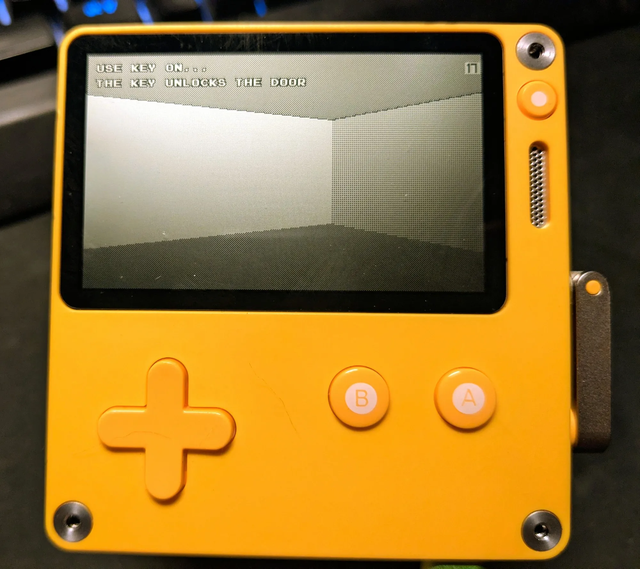 Raycaster running on the Playdate