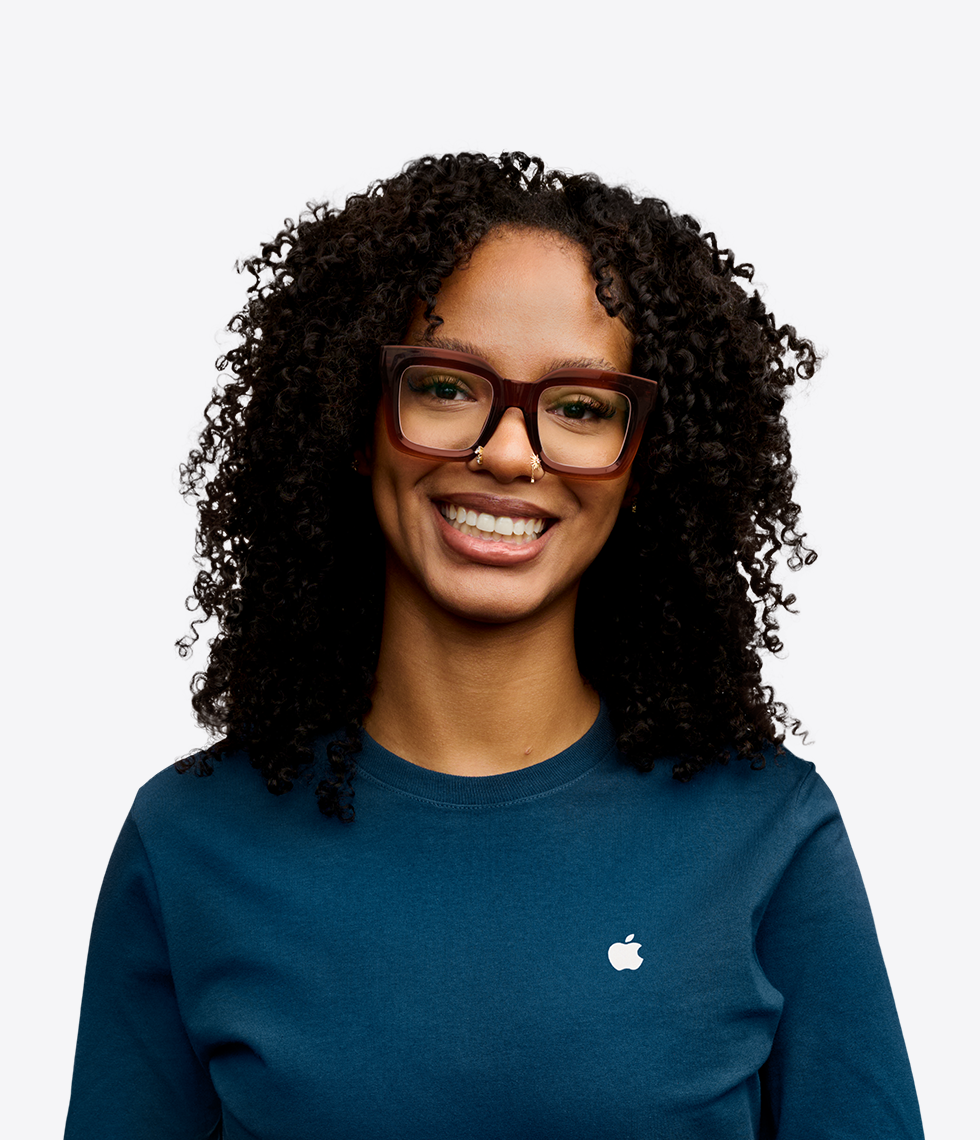 Apple Store Team Member, smiling