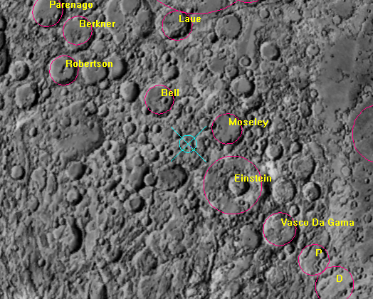 close up of impact point
