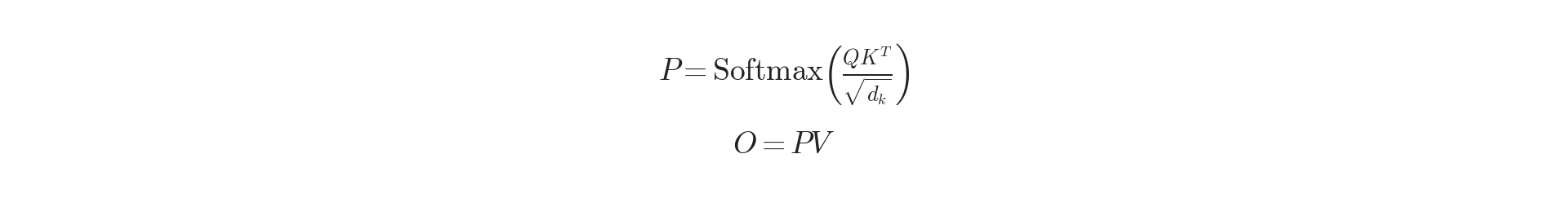 Attention formula