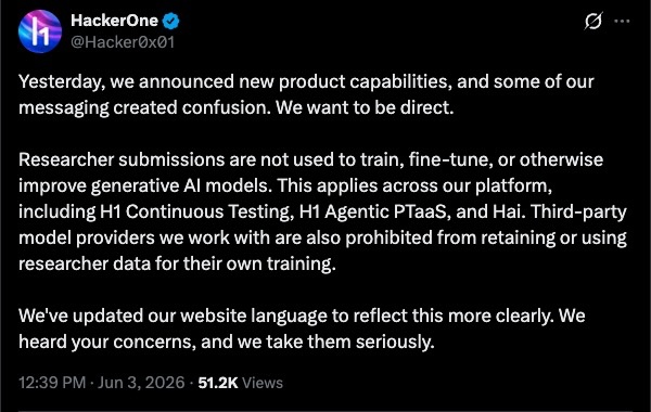 we swear we aren’t using your report data