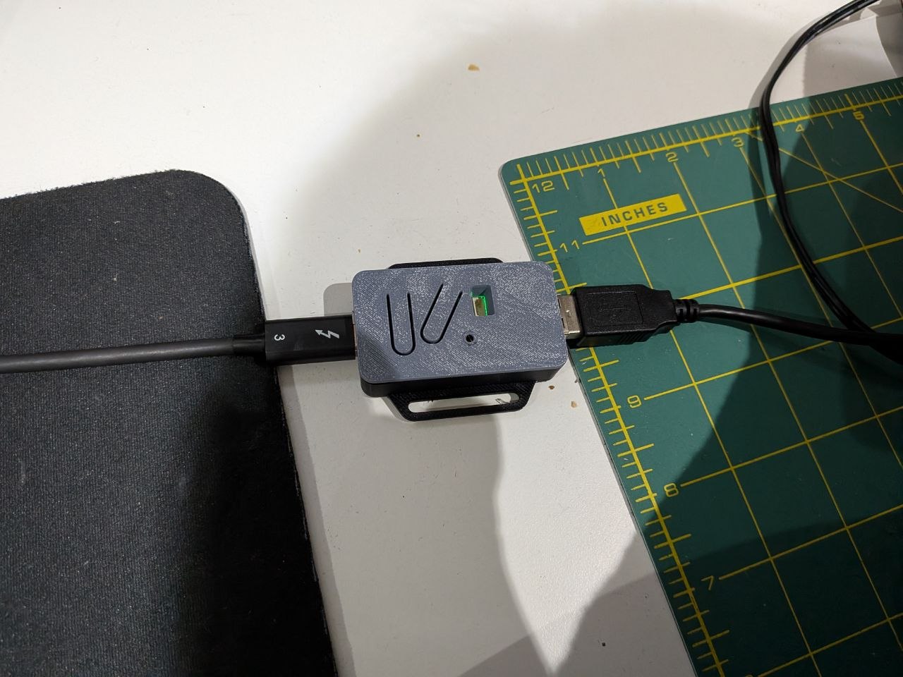 3d printed case for the USB rewriting microcontroller
