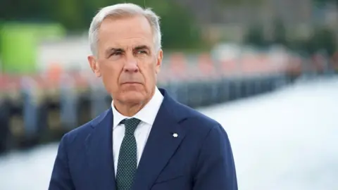 Reuters Canadian Prime Minister Mark Carney attends the announcement of a Quebec-Newfoundland hydro agreement