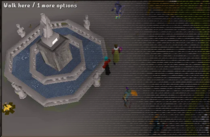 Central fountain, Varrock Square