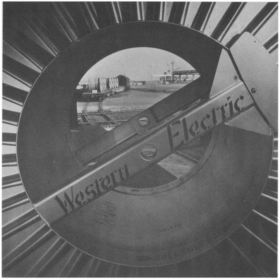 Western Electric cable reel