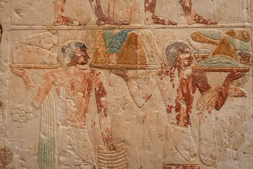 Archaeologists working at Saqqara have uncovered a roughly 4,400-year-old mastaba tomb belonging to a high-ranking Egyptian official and his father. Credit: Egypt’s Ministry of Tourism and Antiquities