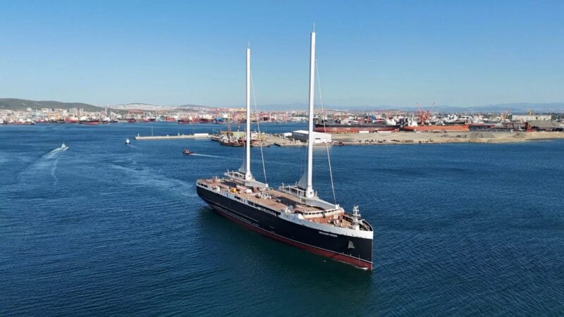 Neoliner Origin departs the RMK Shipyard in Turkey for sea trials