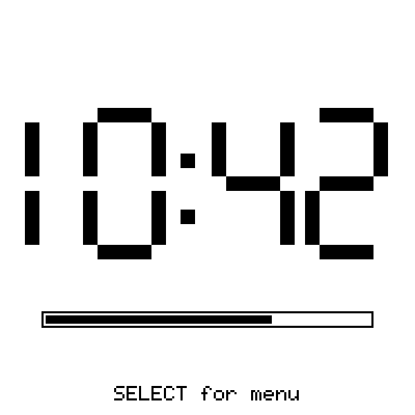 The watch face
